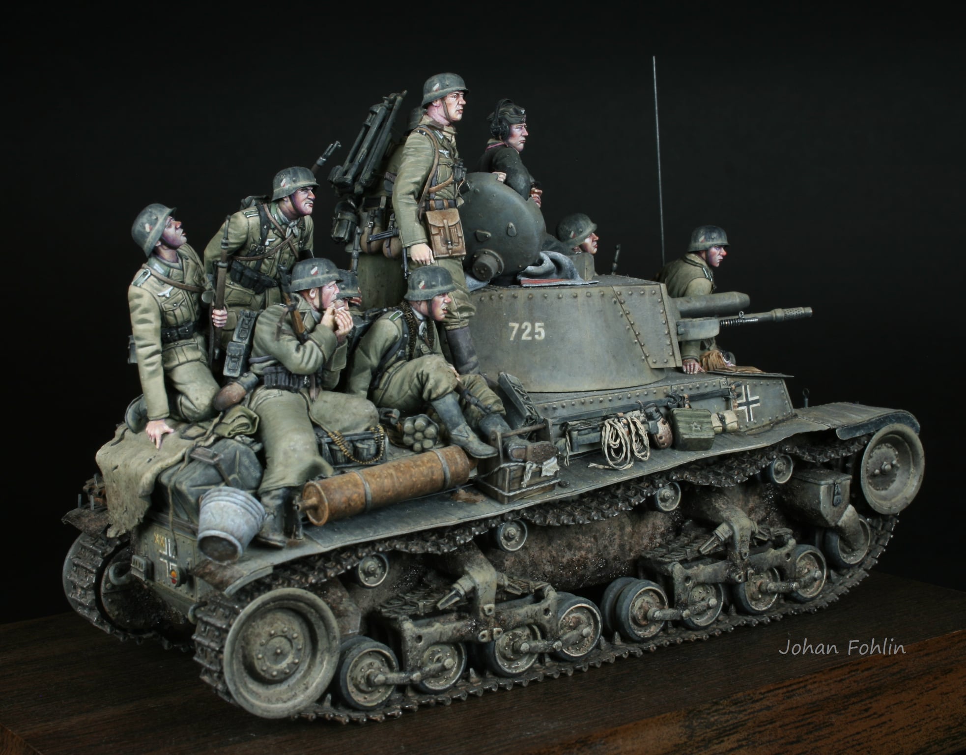 maquette miniature char allemand pz35(t)