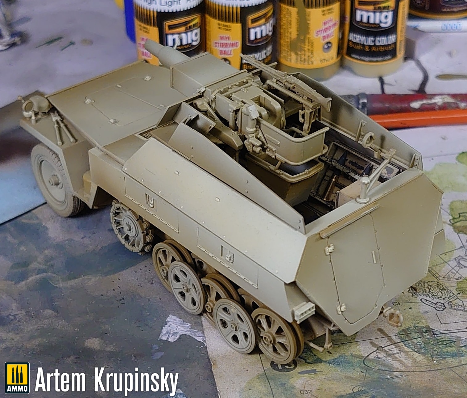 maquette dragon Sd.kfz.250/8