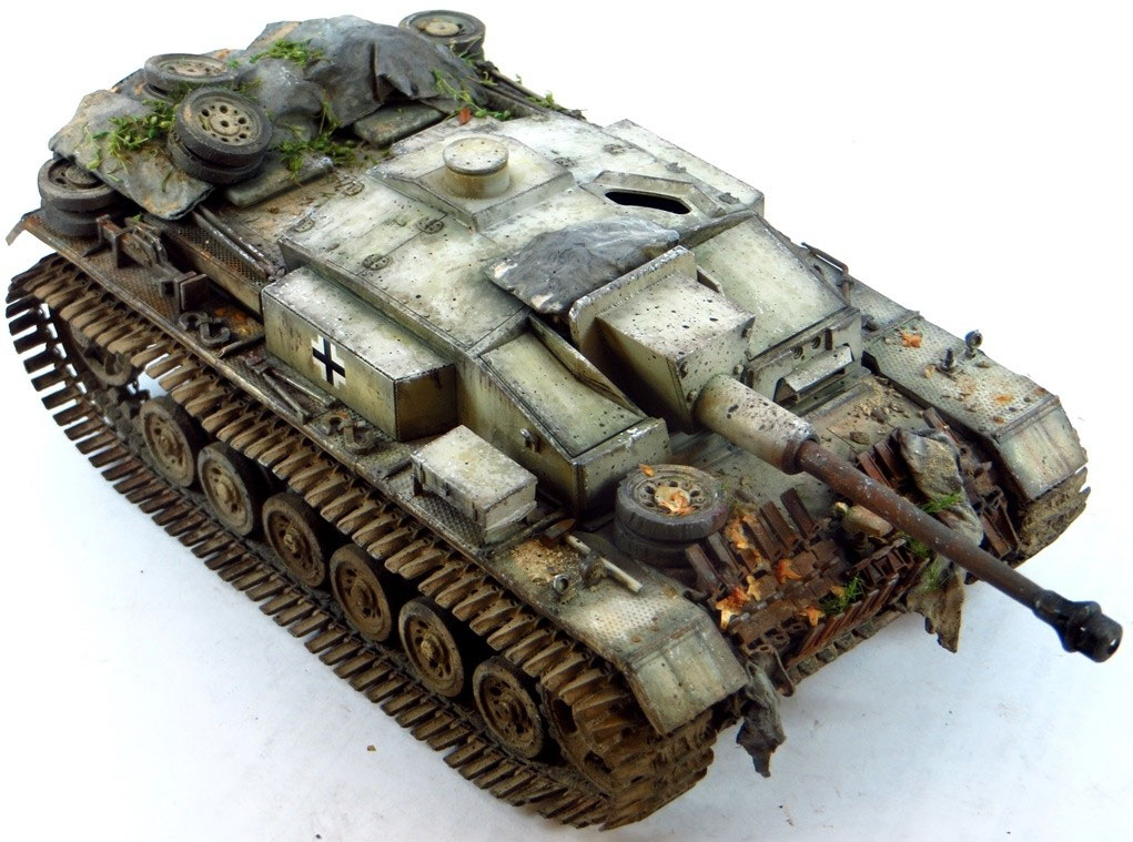 stug 3 1/35 peinture colonel moustache