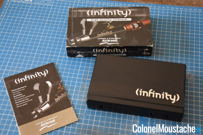 unboxing aerographe infinity harder & steenbeck