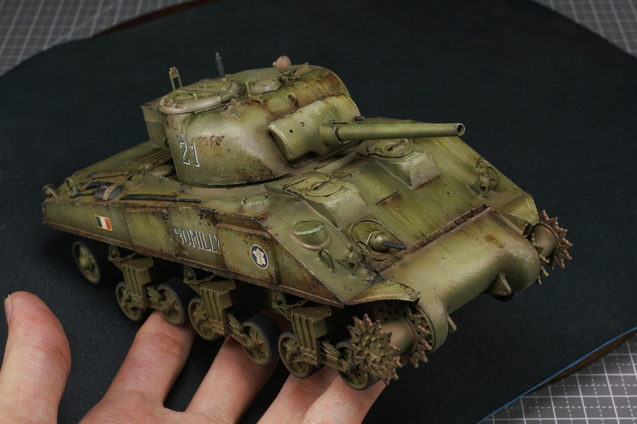 maquette Sherman M4