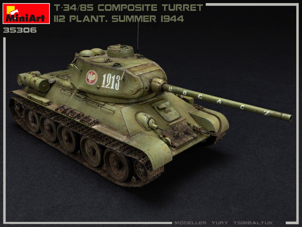 maquette miniart t34