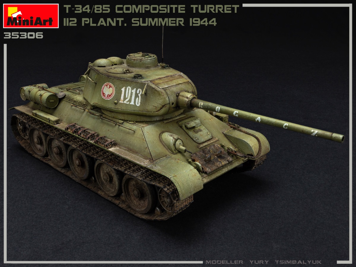 maquette miniart t34